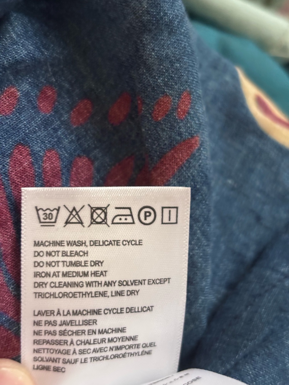 NWT Farm Rio x By Anthropologie Satin Slip Midi Skirt - Multi - Picture 11 of 12